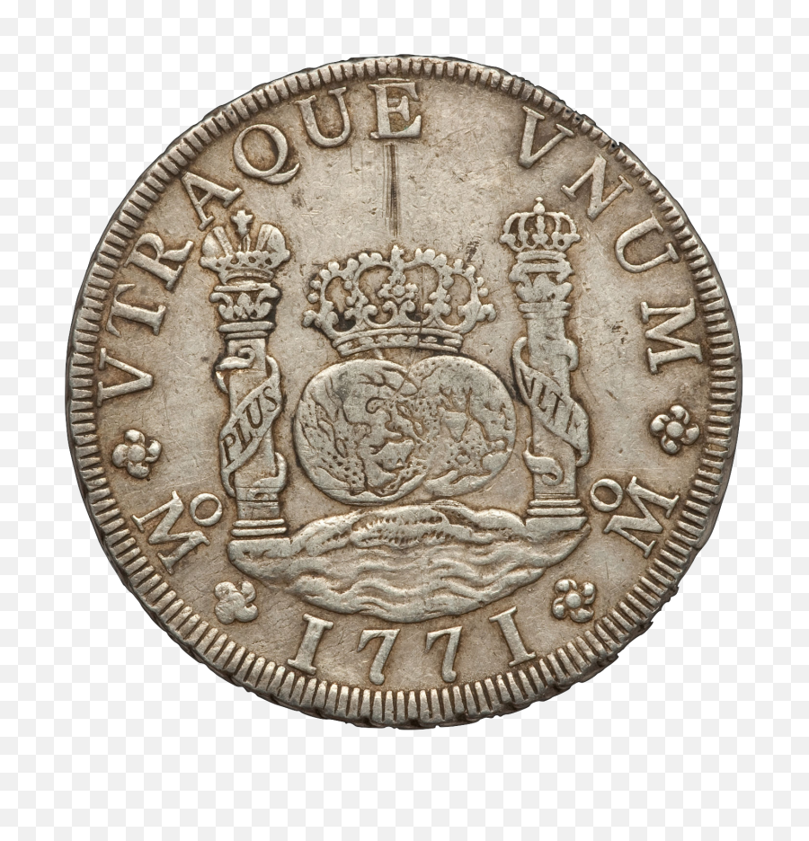 Filemexico Carlos Iii Pillar Dollar Of 8 Reales 1771 Obv - 8 Reales 1771 Mexico Png,Money With Transparent Background