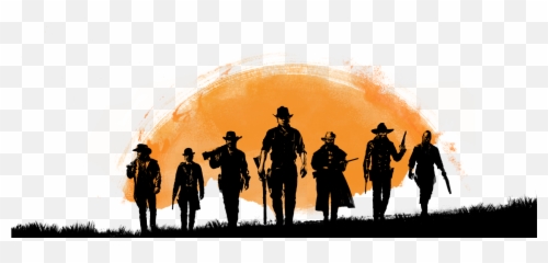 Download Silhouette Redemption Sky Revolver Dead Red Hq Png - 1080 Red Dead Redemption,Revolver Png