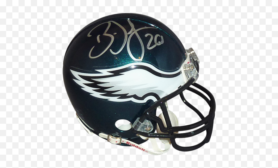 Brian Dawkins Autographed Philadelphia - Face Mask Png,Philadelphia Eagles Helmet Png