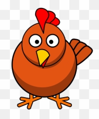 Hen Png Cartoon 4 Image - Clipart Cartoon Chicken,Hen Png