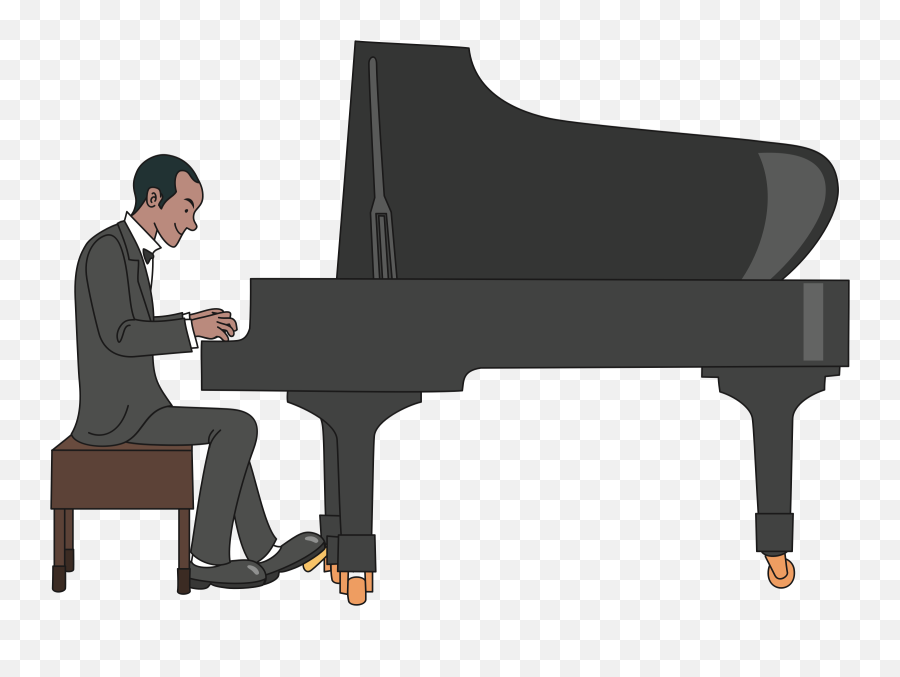 Jpcp47 Jazz Piano Clipart Png Today1586561415 Download Here - Pianist Clipart,Jazz Png