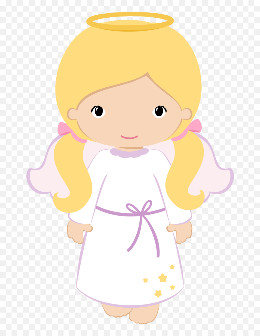 Dolls - Angel Girl Clipart Png 719x1080 Png Clipart Download Anjinha Loira Batizado Png,Girl Clipart Png