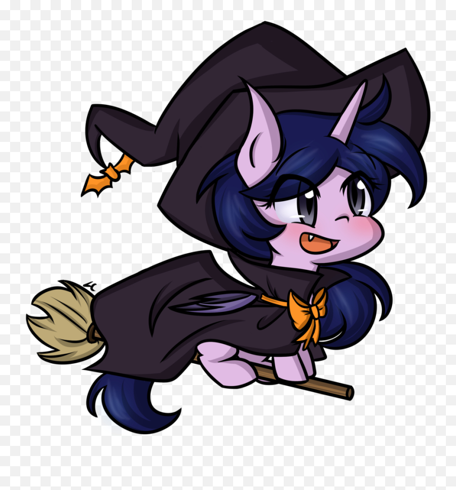 993333 - Artistlittlecloudie Bat Pony Blushing Bow Horse Png,Broom Transparent Background