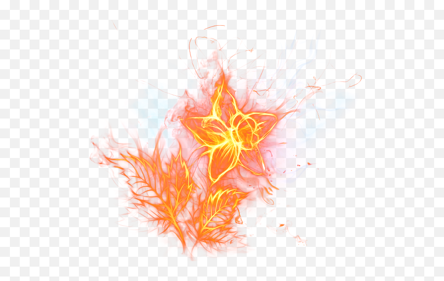 Png - Download Free Render Transparent Fire Flower Png,Fire Smoke Png