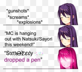 Download Photo - Doki Doki Literature Club Pen Memes Png,Sayori Hanging Png