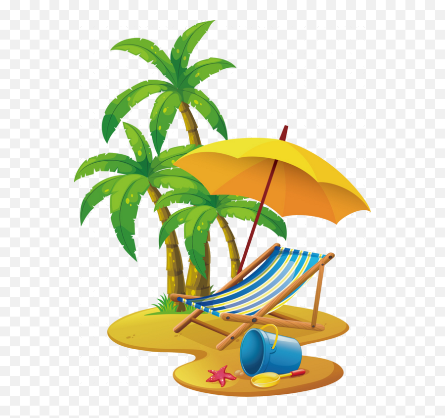 Plage Cliparts Plages De Sable - Cartoon Coconut Tree Drawing Png,Sable Png