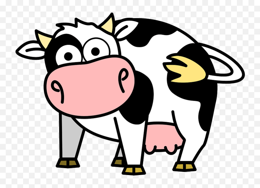 Download Cartoon Cow Clipart Hd Png - Clip Art,Cow Clipart Png