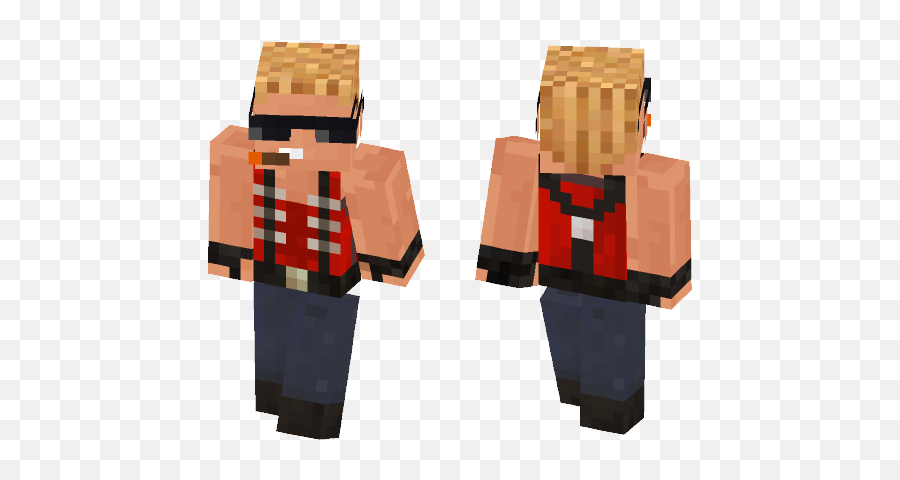 Download Duke Nukem 3d Skin Minecraft For Free - Minecraft Kylo Ren Skin Png,Duke Nukem Png