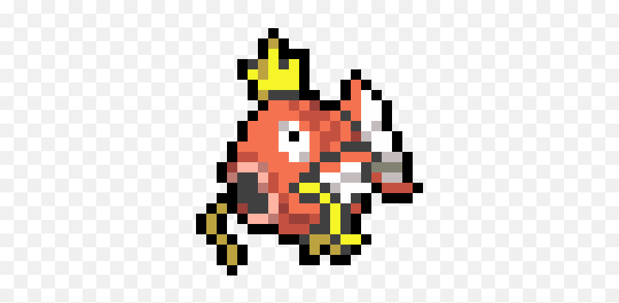 Magikarp Icon Lgpe - Xsquarestickit Pixel Art Pokemon Magikarp Png,Magikarp Png