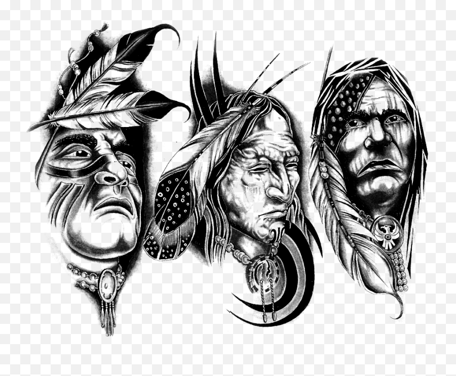 Neck Tattoo Designs Download - Native American Tattoo Designs Png,Neck Tattoo Png