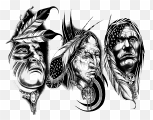 Neck Tattoo Designs Download - Native American Tattoo Designs Png,Neck Tattoo Png