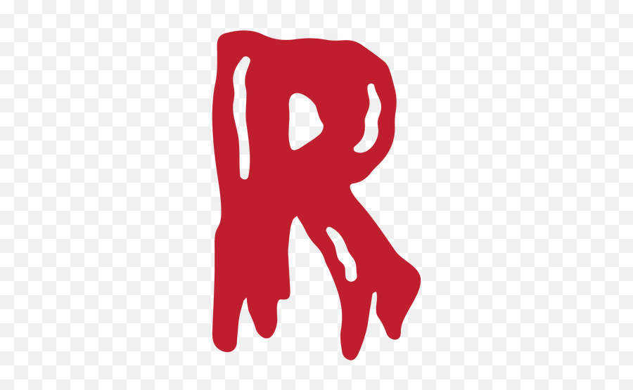 Halloween Bloody Letter R - Transparent Bloody R Png,Letter R Png