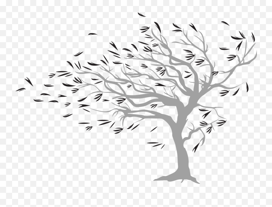 Wall Art Png - Trees Blowing In The Wind Art,Wall Art Png