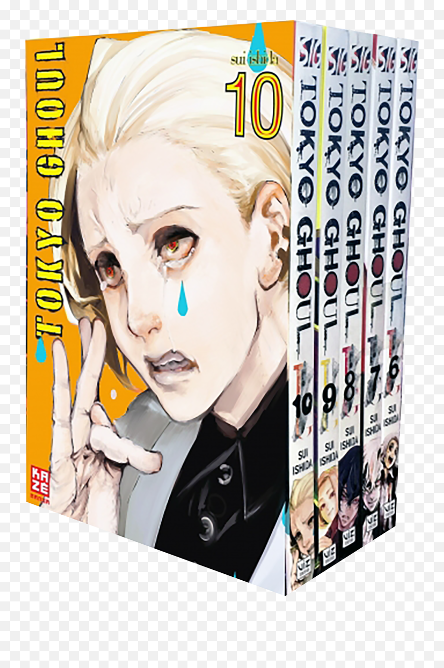 Tokyo Ghoul Volume 6 - 10 Collection 5 Books Set Series 2 Tokyo Ghoul Books Png,Tokyo Ghoul Transparent