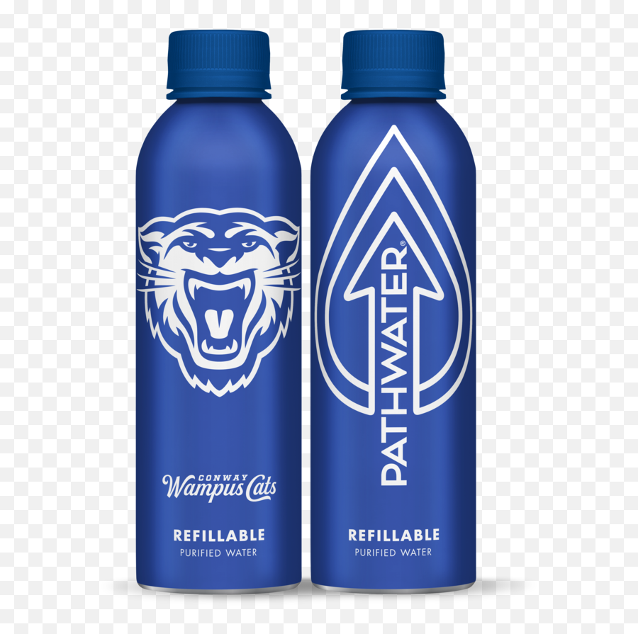 Refillable Aluminum Water Bottle With - Path Water Limited Edition Png,Water Bottles Png