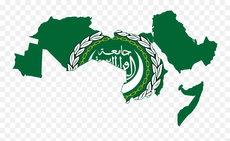 Flag Map Of Arab League - Greater Arab Free Trade Area Png,Png Pictures