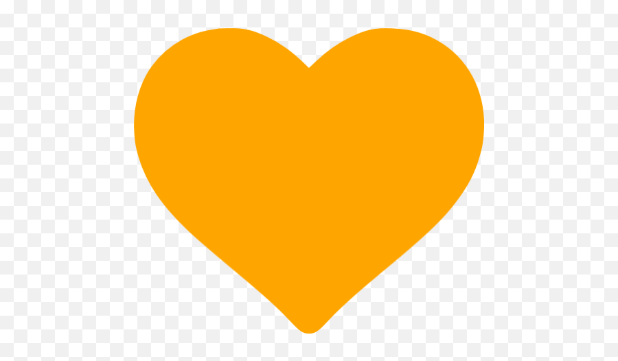 Orange Hearts Icon - Free Orange Gamble Icons Transparent Background Orange Heart Clipart Png,Heart Symbol Png