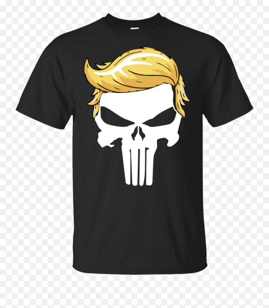 Trump The Punisher Skull Gift Shirt Lt03 - Vivianstores Punisher Skull Png,Trump Punisher Logo