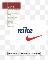 Pdf Strategic Marketing Plan Of Nike Rizwan Raheem Ahmed - png