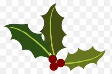 Holly Leaf Corner Clip Art - Leaves Png