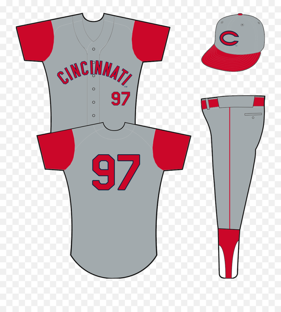 Cincinnati Reds Road Uniform - National League Nl Chris Arizona Diamondbacks Uniforms Black Png,Cincinnati Reds Logo Png