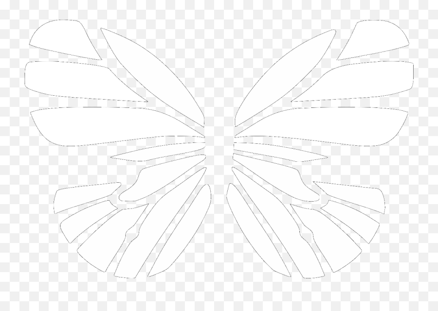 Monarch Butterfly Black White Svg Clipart - Black And White Outline Images Of Butterfly Png,Monarch Butterfly Icon