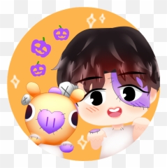 Bts X Bt21 Halloween Pin - Dish With Spirals Png,Jimin Circle Icon
