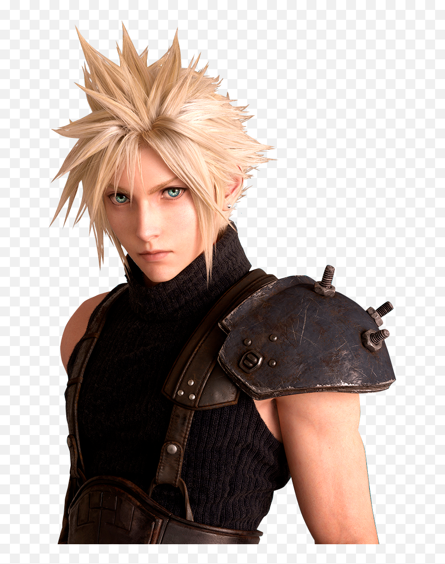 Final Fantasy Vii Remake Pnglib U2013 Free Png Library - Cloud Final Fantasy Render,Final Fantasy 7 Icon