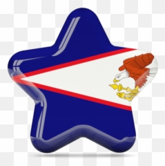 Download Flag Icon Of American Samoa - Uae Flag In A Star,American Flag Icon Png