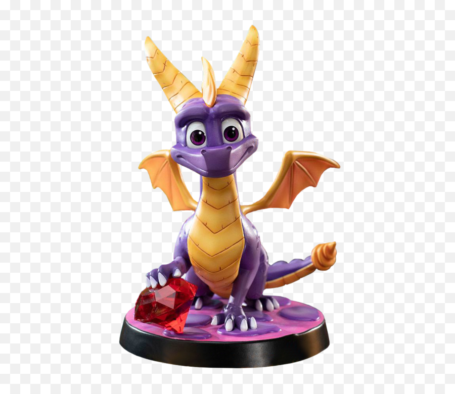 Spyro The Dragon 8u201d Pvc Statue By First 4 - Spyro Figurine Png,Spyro Png