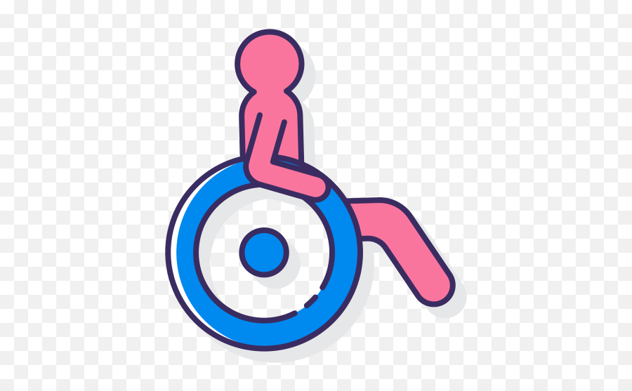 Wheelchair - Free Transport Icons Dot Png,Wheelchair Icon Vector