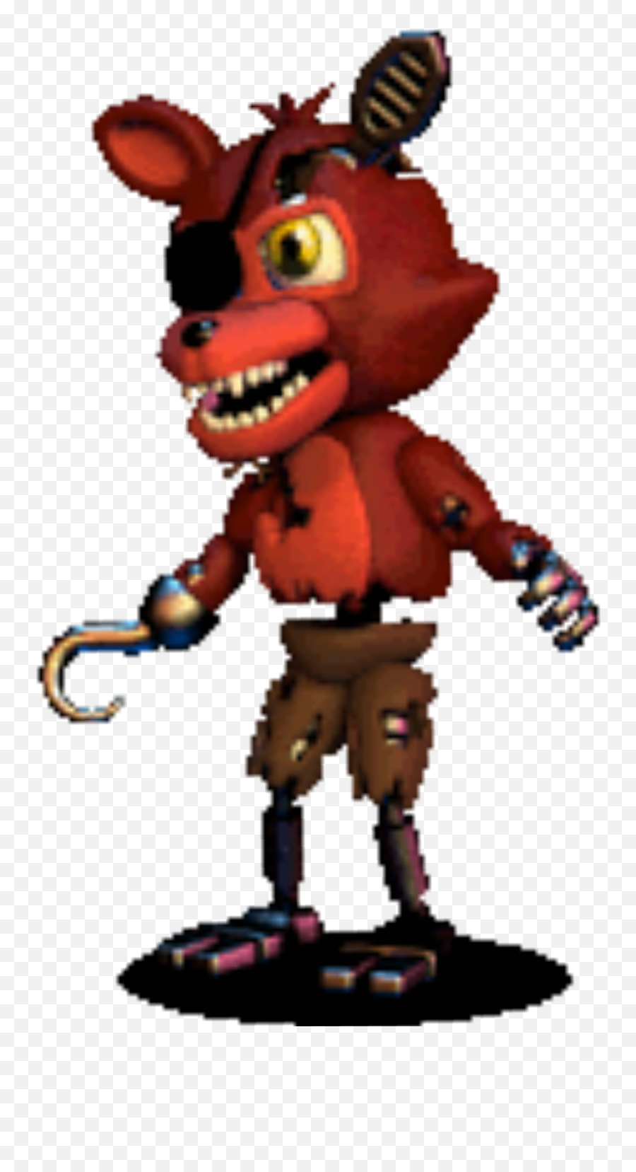 Fnaf World Five Nights - Fnaf World Withered Foxy Png,Foxy Transparent