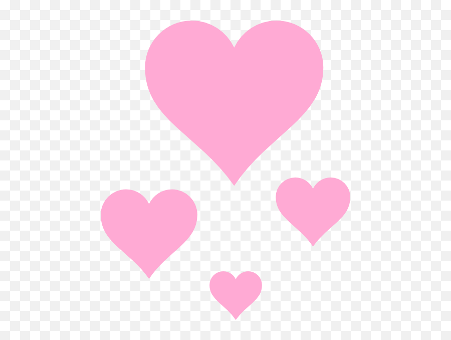 Pink Hearts Clipart - Pink Hearts Clipart Png,Pink Hearts Png