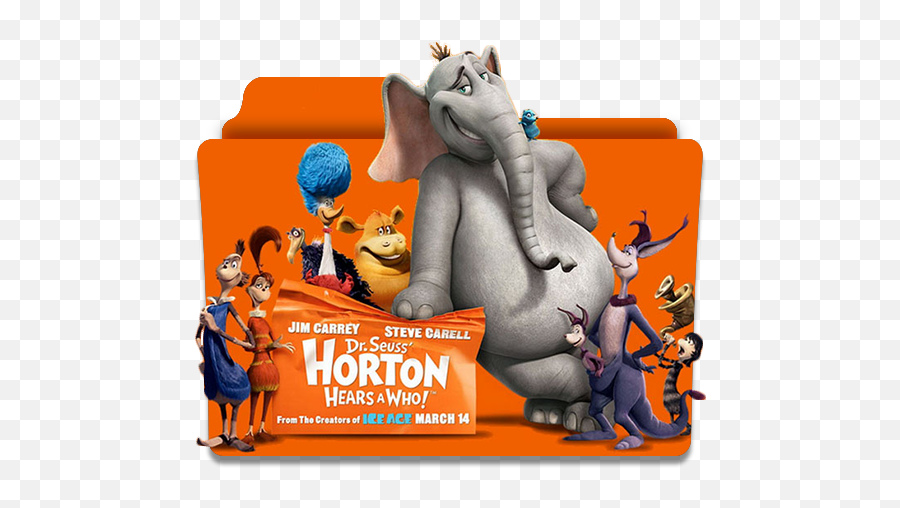 Horton Hears A Who 2008 Cartoon Folder Icon - Designbust Movie Horton Hears A Who Characters Png,Who Icon