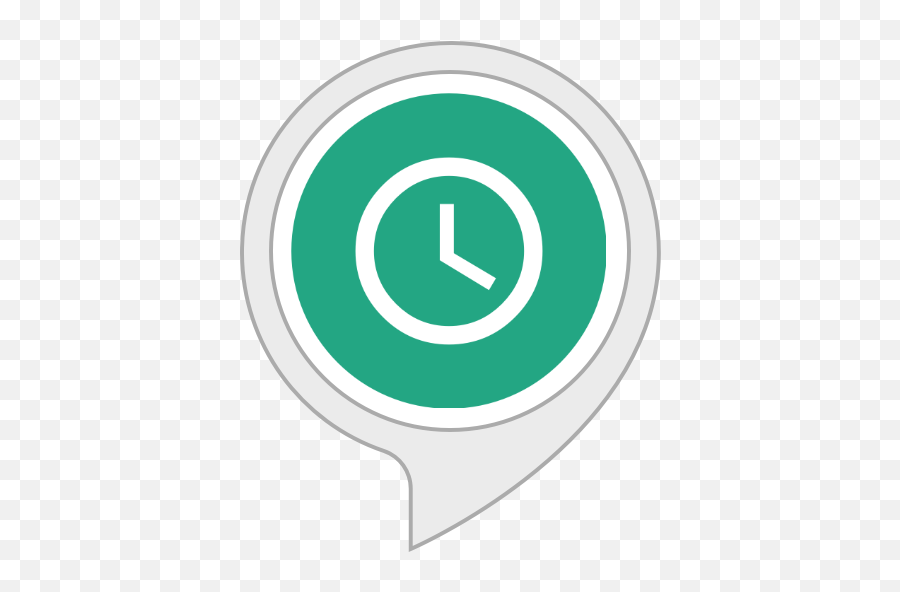 Amazoncom Time Clock Alexa Skills - Dot Png,Green Location Icon