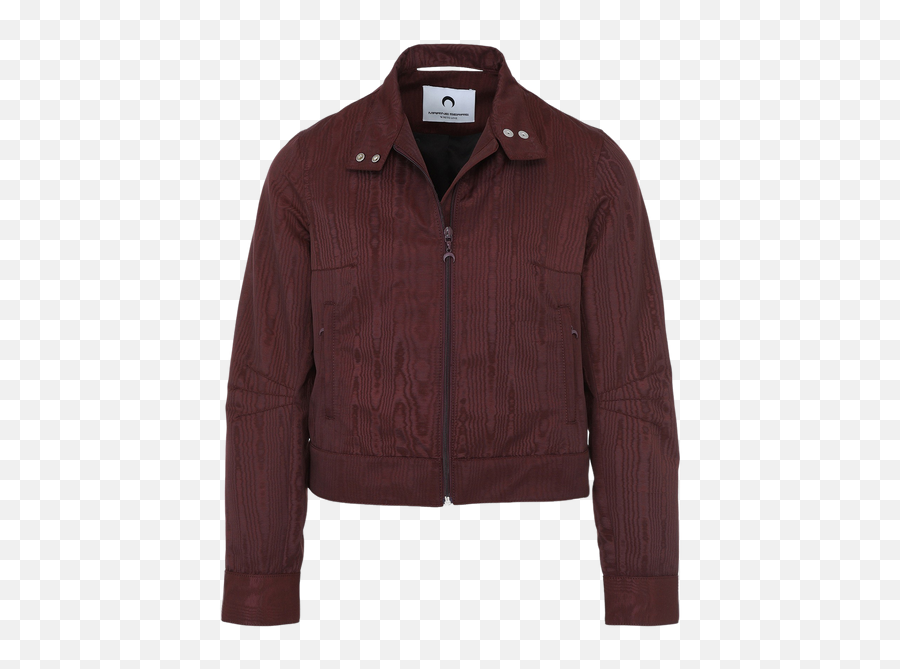 Shaped Cropped Moire Jacket U2022 Marine Serre - Lisa Yang Cardigan Danni Png,Pink And Black Icon Jacket