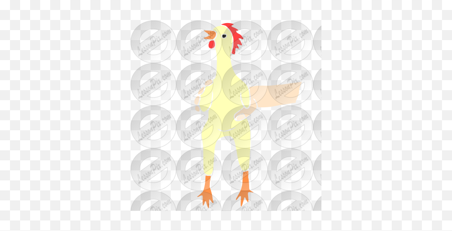 Rubber Chicken Stencil For Classroom - Rooster Png,Rubber Chicken Png
