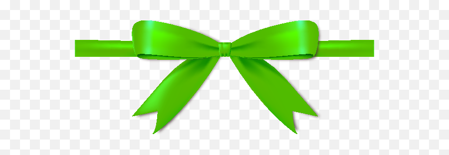 Green Ribbon With Bow Transparent Png - Green Bow Ribbon,Green Bow Png