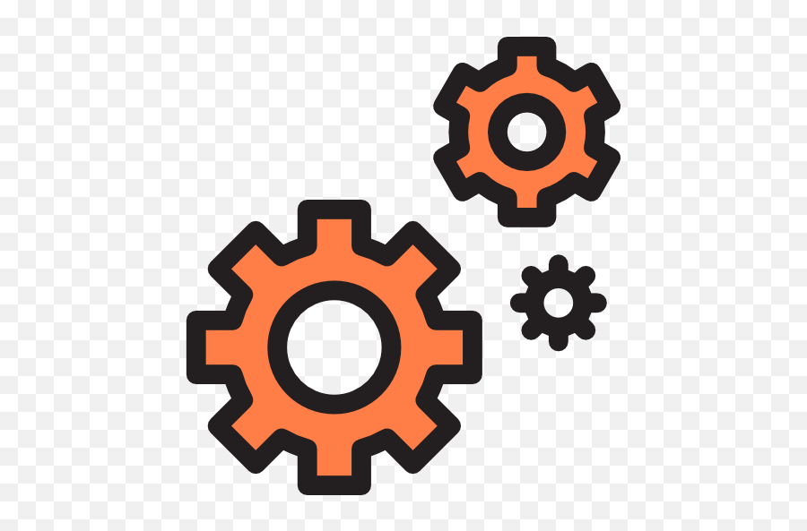Free Icon Cogwheels Png Two Gears