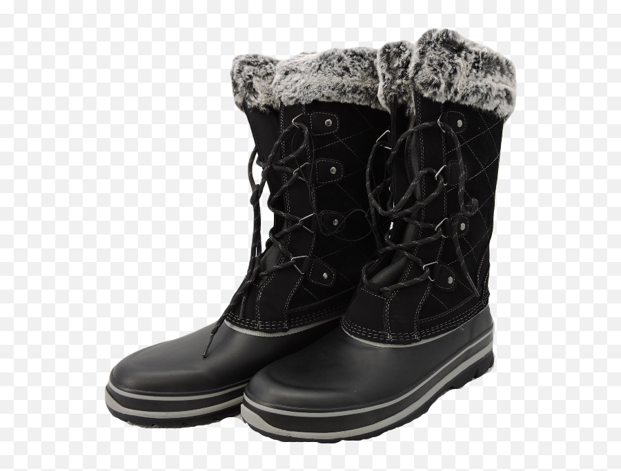 Ladies Black Boots Png Icon 1000