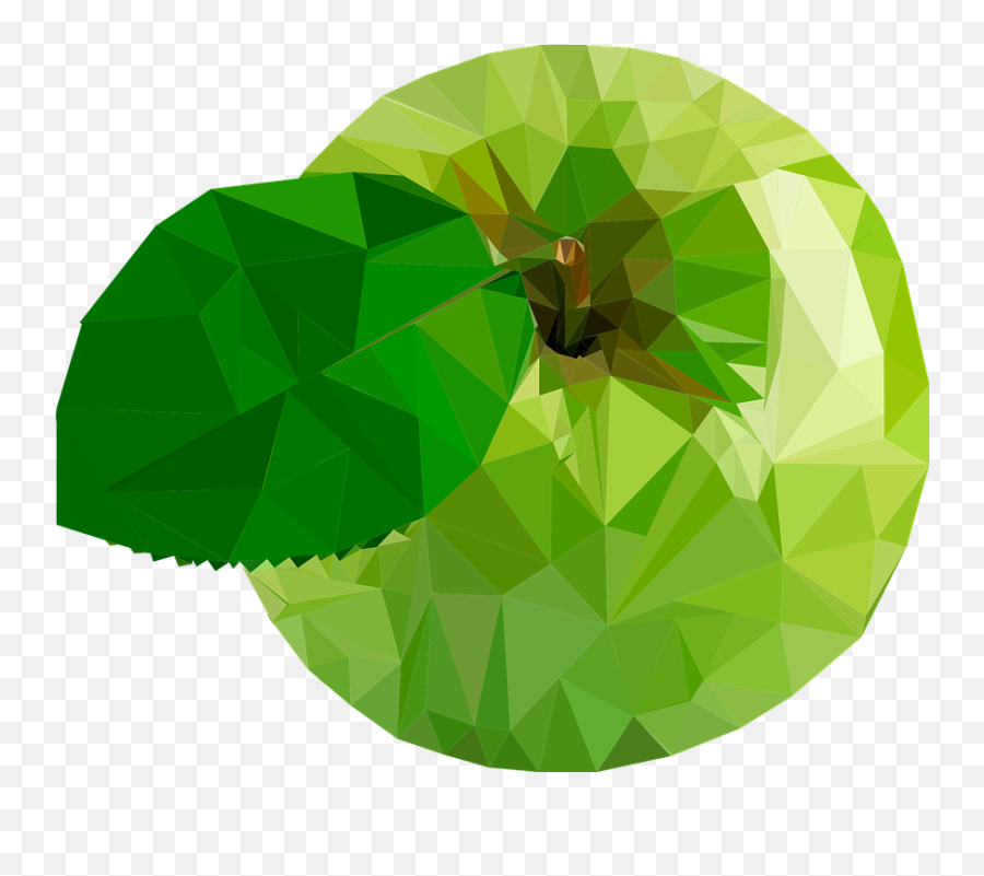 Green Apple Transparent Background - Green Apple On Red Background Png,Green Transparent Background