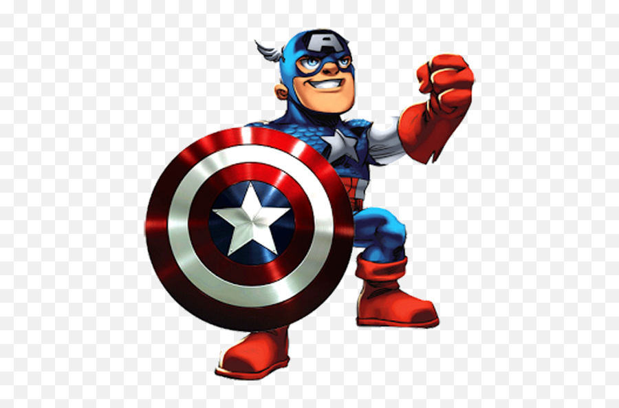 Cartoon Captain America Png Picture 377788 - Captain America Marvel Super Hero Squad,Captain America Png