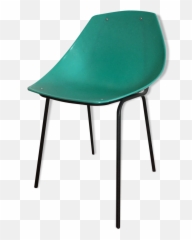 Chair Blue Shell Of Pierre Guariche - Plastic Blue Good Condition Design E9wgpqr Chair Png,Blue Shell Png