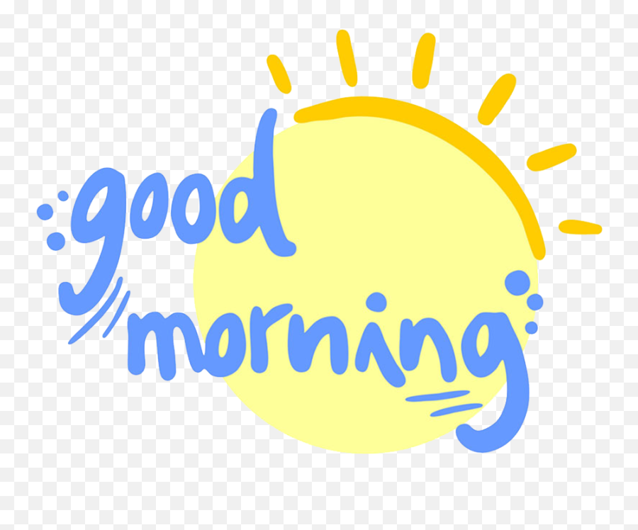 Good Morning Png Transparent Images - Good Morning Transparent Background,Good Morning Logo