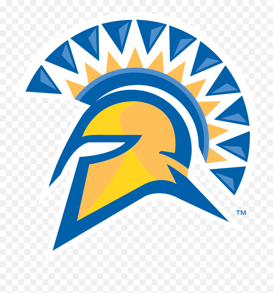 Black Spartan Head Logo - San Jose State Spartans Football Png,Spartan Helmet Logo