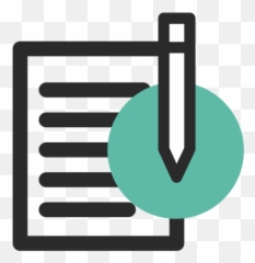 Paper And Pencil Contact Icon - Transparent Png U0026 Svg Vector Hojas De Papel,Contact Icon Png