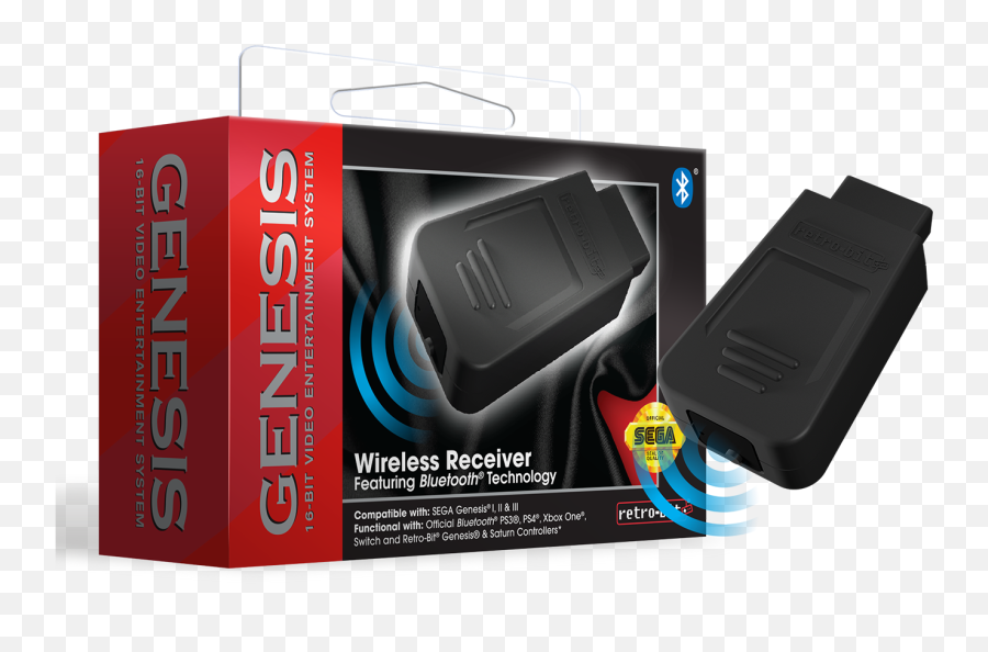 Official Sega Genesis Bluetooth Receiver - Sega Genesis Png,Sega Genesis Png