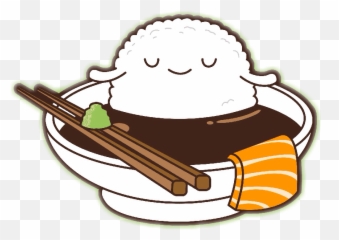 Sushi Kawaii Clipart - Cartoon Cute Food Sushi Png,Sushi Transparent