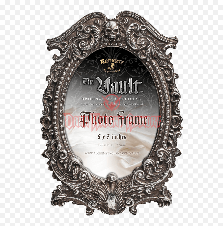 Download Hd Gothic Photo Frame Transparent Png Image - Oval Border Design Png Gothic,Gothic Frame Png