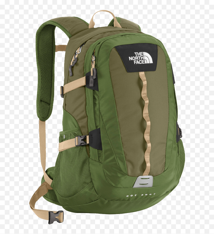 The Northface Green Backpack - Transparent Background North Face Backpack Png,Backpack Transparent Background